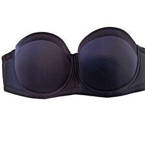 olivachel 40DD (40E) black strapless bra